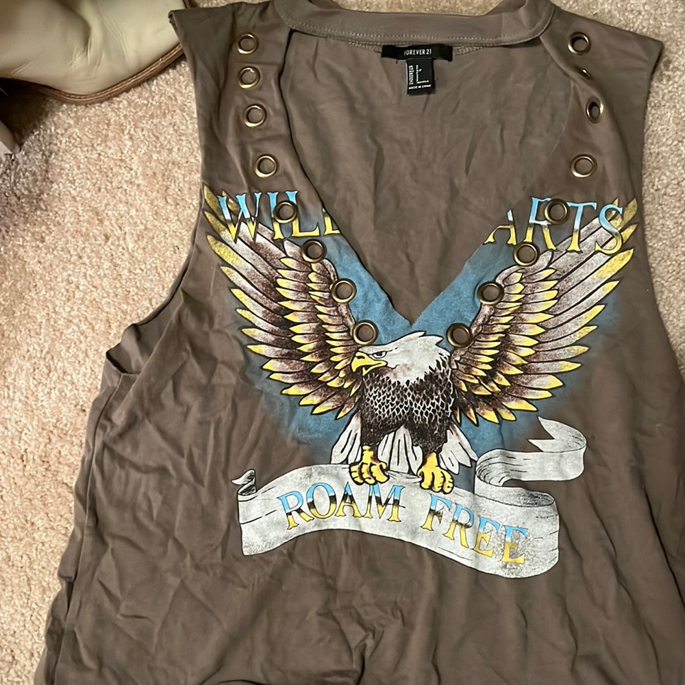 Low v neck tank